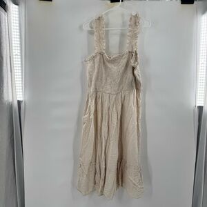 Mlle Gabrielle Textured Cream dress size 2X